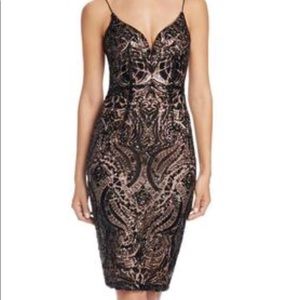 Gorgeous Brand New Bariano sparkly cocktail dress!
